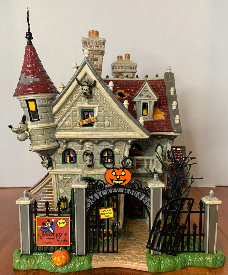 Dept 56- Snow Village Halloween "Mickey's Haunted House" 