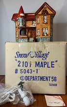 Load image into Gallery viewer, Dept 56- Snow Village &quot;2101 Maple&quot;
