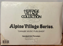 Load image into Gallery viewer, Department 56- Alpine Village &quot;Danube Music Publisher&quot;
