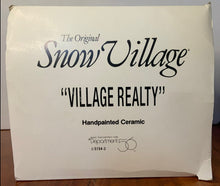 Load image into Gallery viewer, Retired Department 56- Snow Village &quot;Village Realty&quot;
