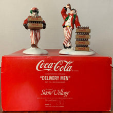 Load image into Gallery viewer, Dept 56- Snow Village Coca-Cola Brand &quot;Delivery Men&quot;
