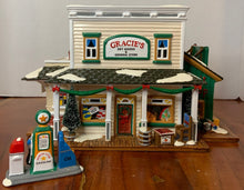 Load image into Gallery viewer, Dept 56- Snow Village &quot;Gracie&#39;s Dry Goods &amp; General Store&quot;
