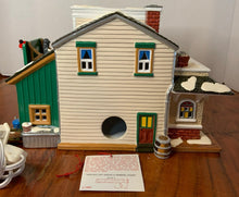 Load image into Gallery viewer,  Dept 56- Snow Village &quot;Gracie&#39;s Dry Goods &amp; General Store&quot; back
