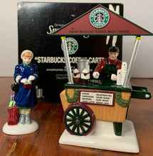 Load image into Gallery viewer, Dept 56- Snow Village "Starbucks Coffee Cart"
