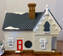 Load image into Gallery viewer, Dept 56. Snow Village &quot;gothic farmhouse&quot; Back
