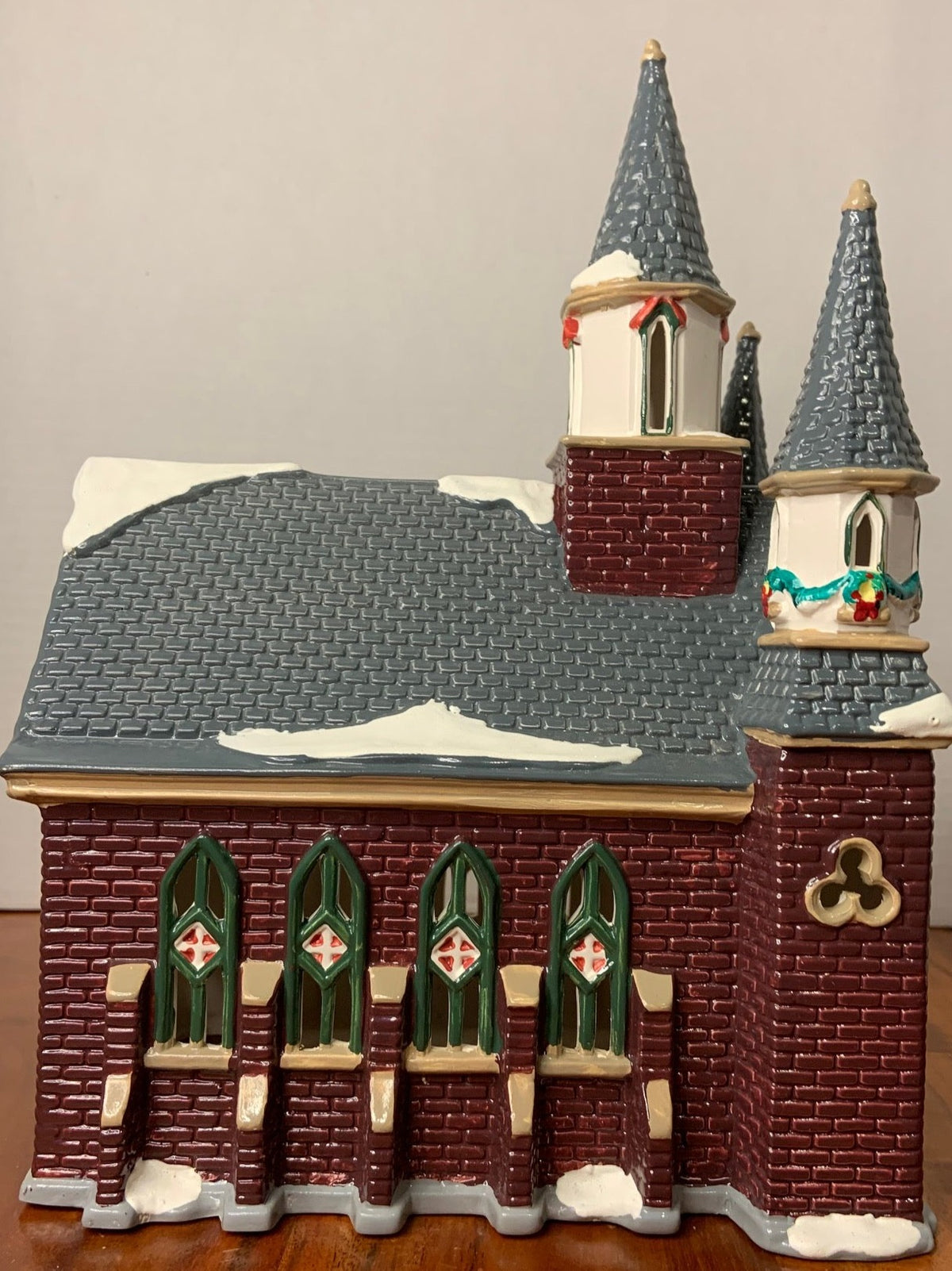 Dept 56. Snow Village "St. Lukes Church"  Side