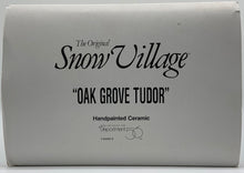 Load image into Gallery viewer, Retired Department 56- Snow Village &quot;Oak Grove Tudor&quot; 
