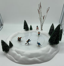 Load image into Gallery viewer, Dept 56- New Design -Village Animated &quot;Skating Pond&quot; 
