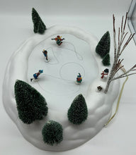 Load image into Gallery viewer, Dept 56- New Design -Village Animated &quot;Skating Pond&quot; 
