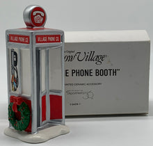 Load image into Gallery viewer, dept 56- Snow Village &quot;Phone Booth&quot;
