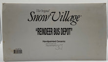 Load image into Gallery viewer, Department 56- Snow Village &quot;Reindeer Bus Depot&quot; 
