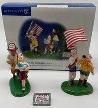 Load image into Gallery viewer, Dept 56- Snow Village "4th of July Celebration" 
