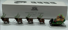 Load image into Gallery viewer, Dept 56- North Pole Village &quot;Sleigh and Eight Tiny Reindeer&quot;
