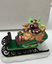 Load image into Gallery viewer, Dept 56- North Pole Village &quot;Sleigh and Eight Tiny Reindeer&quot;
