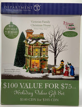 Load image into Gallery viewer, Department 56- Dickens&#39; Village &quot;Victorian Family Christmas House&quot;
