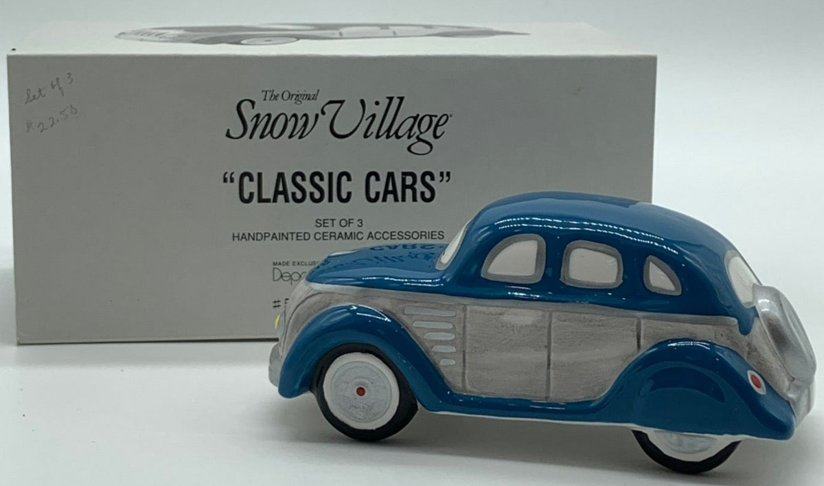 Dept 56- Snow Village "Classic Cars"