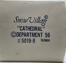 Load image into Gallery viewer, Dept 56- Snow Village &quot;Cathedral Church&quot;
