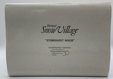 Load image into Gallery viewer, Dept 56- Snow Village &quot;Stonehurst House&quot;
