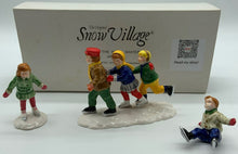 Load image into Gallery viewer, Dept 56- Snow Village "Crack the Whip Skaters" 
