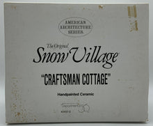 Load image into Gallery viewer, Dept 56- Snow Village &quot;Craftsman Cottage&quot; box
