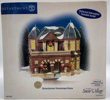 Load image into Gallery viewer, Retied Department 56- Snow Village &quot;Richardsonian Romanesque House&quot; 
