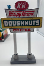 Load image into Gallery viewer, Dept 56- Snow Village &quot;Krispy Kreme Doughnut Shop&quot;  sign
