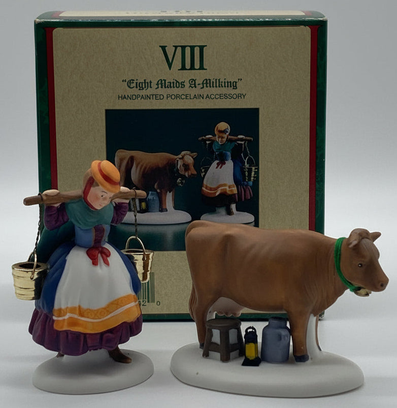 Dept 56- Dickens' Village "Eight Maids A-Milking" 