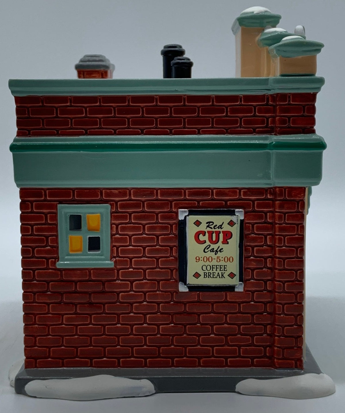 Department 56- Snow Village "Red Cup Cafe'" 