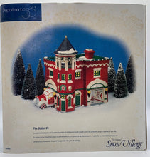 Load image into Gallery viewer, Department 56- Snow Village &quot;Fire Station #3&quot; 
