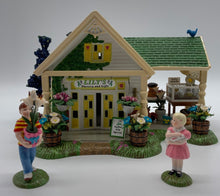 Load image into Gallery viewer, Dept 56- Snow Village Easter &quot;Lily&#39;s Nursery &amp; Gifts&quot;
