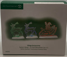 Load image into Gallery viewer, Department 56- Village Accessories "Santa's Sleigh" Lit Yard Decorations

