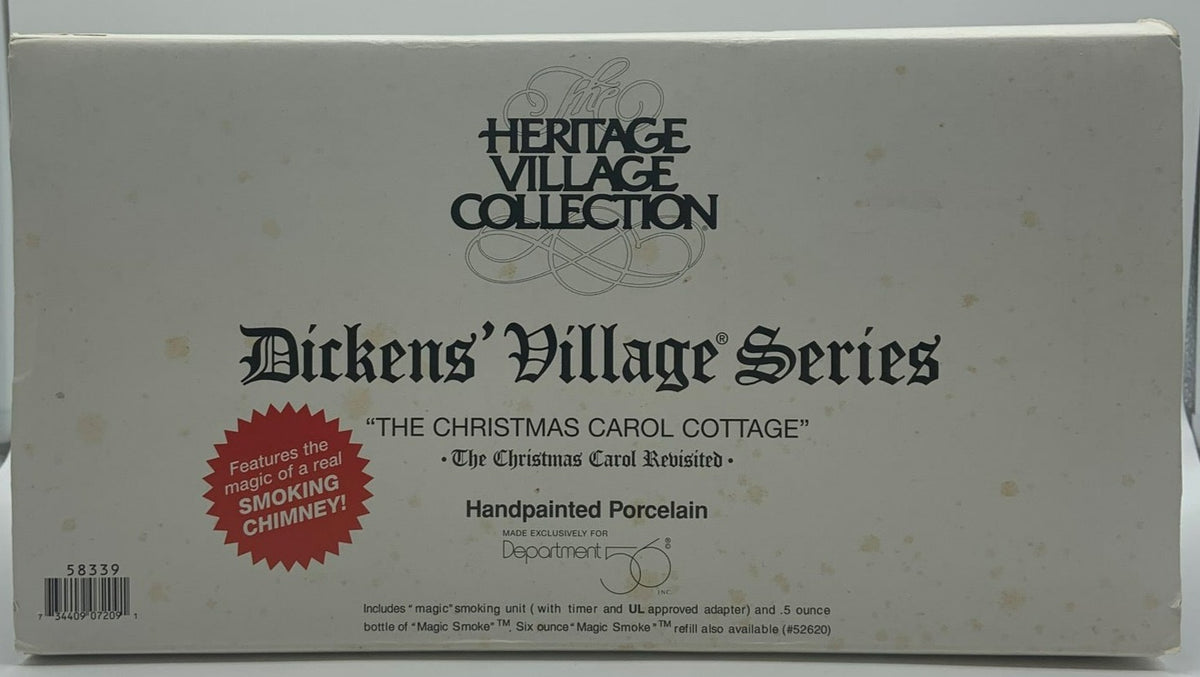 Dept 56- Dickens' Village "The Christmas Carol Cottage"