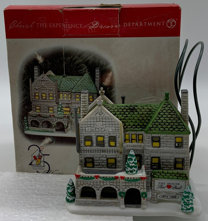 Dept 56- McDonald's "The First House that Love Built Ornament" 