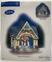 Load image into Gallery viewer, Dept 56- Snow Village &quot;Roosevelt Park Band Shell&quot;
