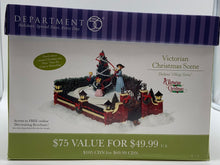 Load image into Gallery viewer, Retired Department 56- Dickens&#39; Village &quot;Victorian Christmas Scene&quot; animated accessory
