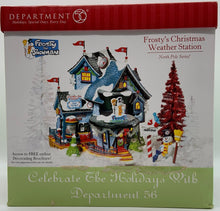 Load image into Gallery viewer, Department 56- North Pole &quot;Frosty&#39;s Christmas Weather Station&quot;
