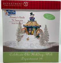 Load image into Gallery viewer, Department 56- North Pole &quot;Frosty&#39;s Sleds N&#39; Saucers&quot;
