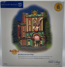 Load image into Gallery viewer, Dept 56- Snow Village &quot;Hard Rock Cafe Snow Village&quot;
