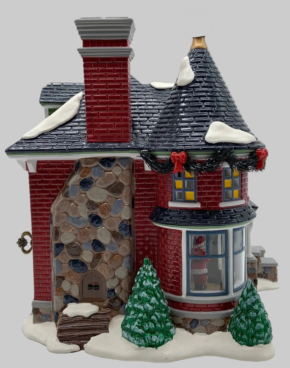 Department 56- Snow Village "1224 Kissing Claus Lane"