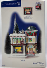 Load image into Gallery viewer, Retired Department 56- Snow Village &quot;KBRR TV&quot;
