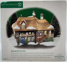 Load image into Gallery viewer, Dept 56- Dickens&#39; Village &quot;Aldeburgh Music Box Shop&quot;
