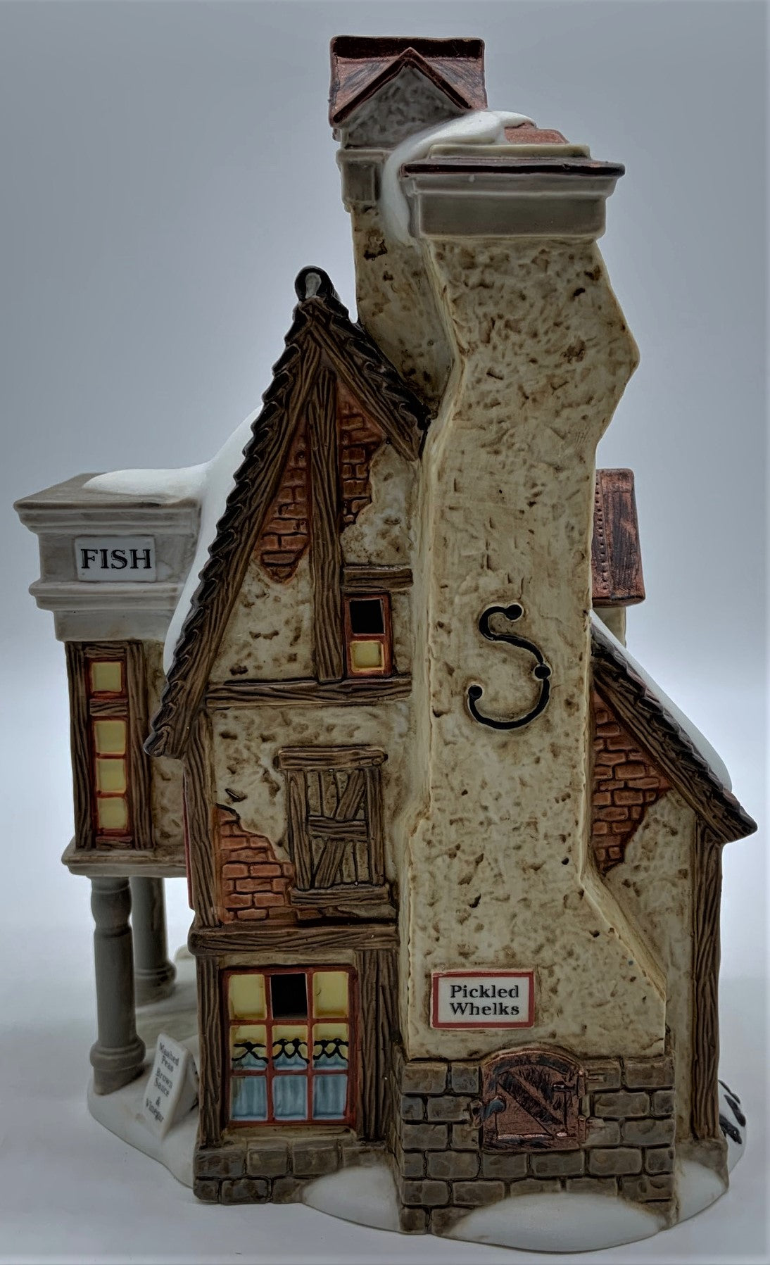 Dept 56- Dickens' Village "Splendid Cod Fish N' Chips"
