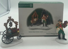 Load image into Gallery viewer, Dept 56- Alpine Village &quot;Cuckoo Clock Vendor &amp; Cart&quot;
