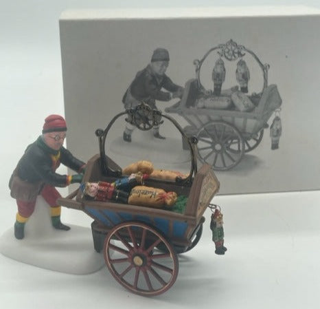 Dept 56-  Alpine Village "Nutcracker Vendor & Cart"
