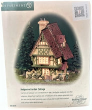 Load image into Gallery viewer, Retired Department 56- Dickens&#39; Village &quot;Hedgerow Garden Cottage&quot;
