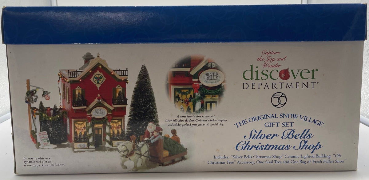 Dept 56- Snow Village "Silver Bells Christmas Shop"