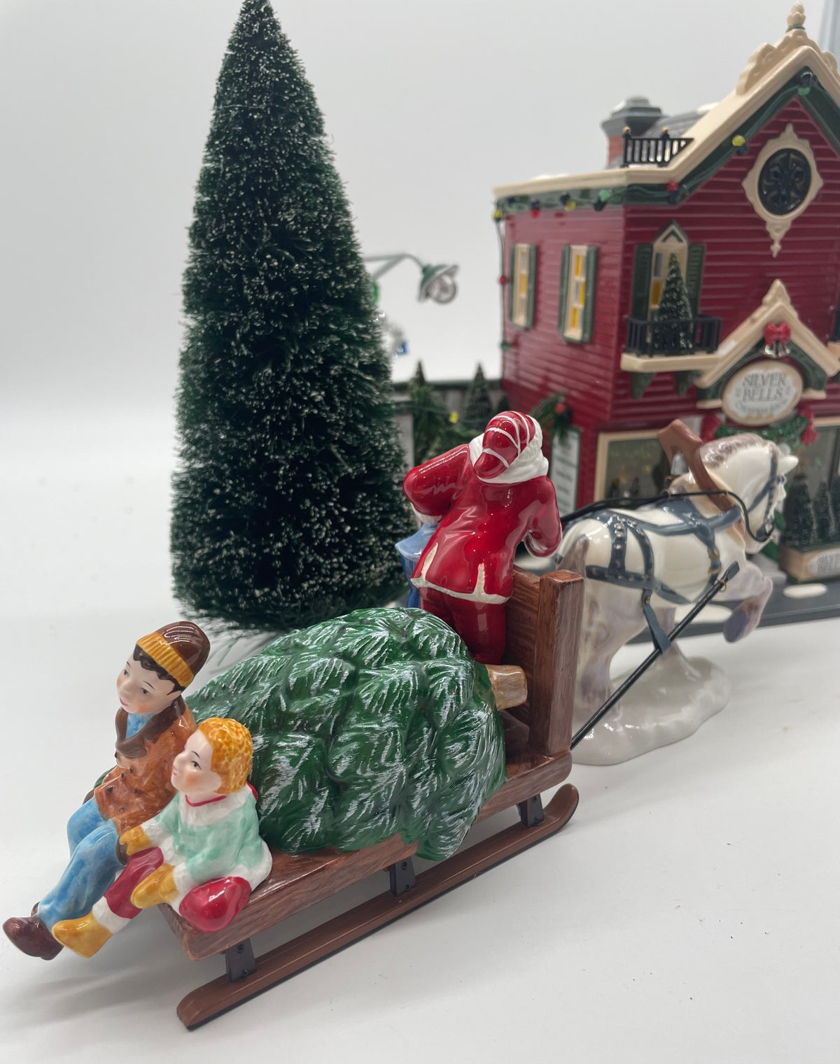 Retired Department 56- Snow Village "Silver Bells Christmas Shop"