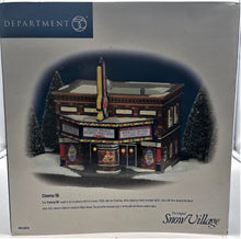 Load image into Gallery viewer, Dept 56- Snow Village &quot;Cinema 56&quot;

