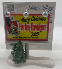 Load image into Gallery viewer, Dept 56- Snow Village &quot;Harley-Davidson Billboard&quot;
