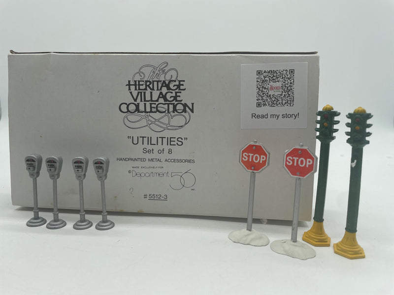 Dept 56- Village Accessories "Utilities" accessory
